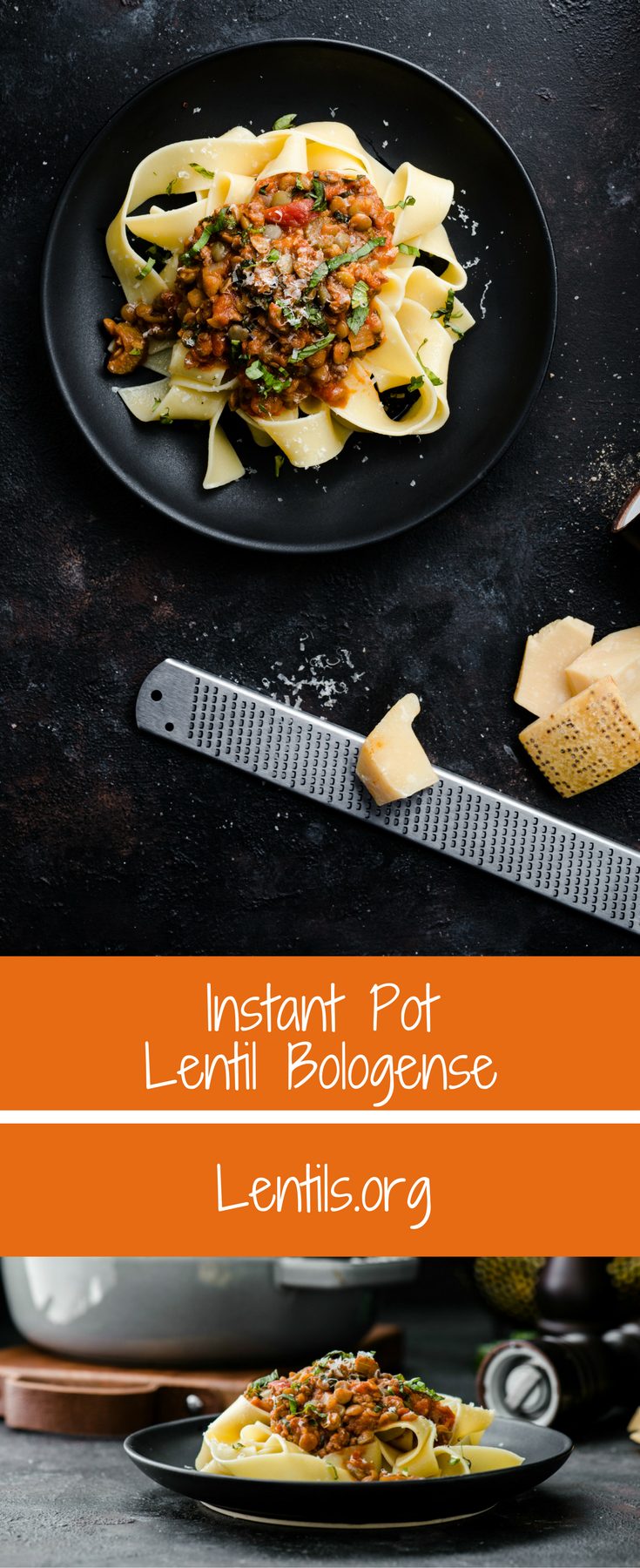 Instant Pot Lentil Bolognese Recipe