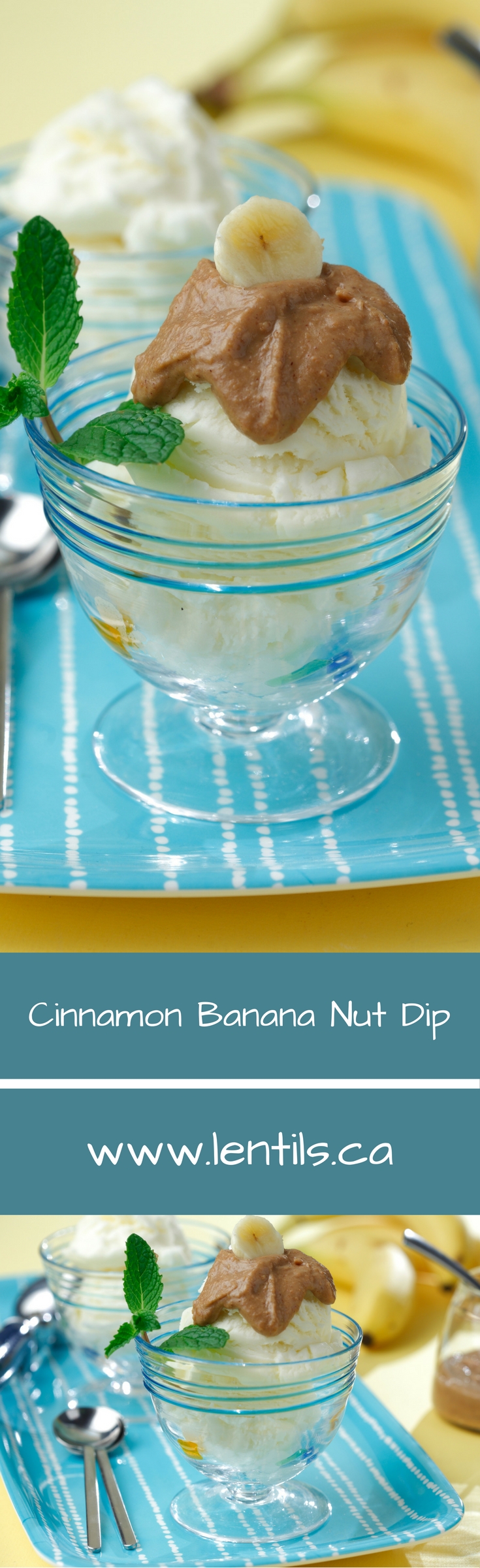 Cinnamon Spiced Banana Nut Dip