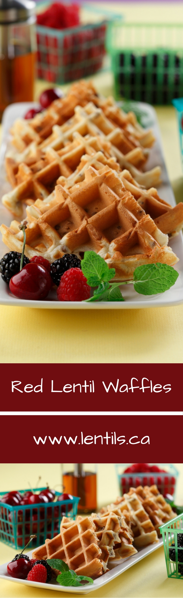 Red Lentil Waffles