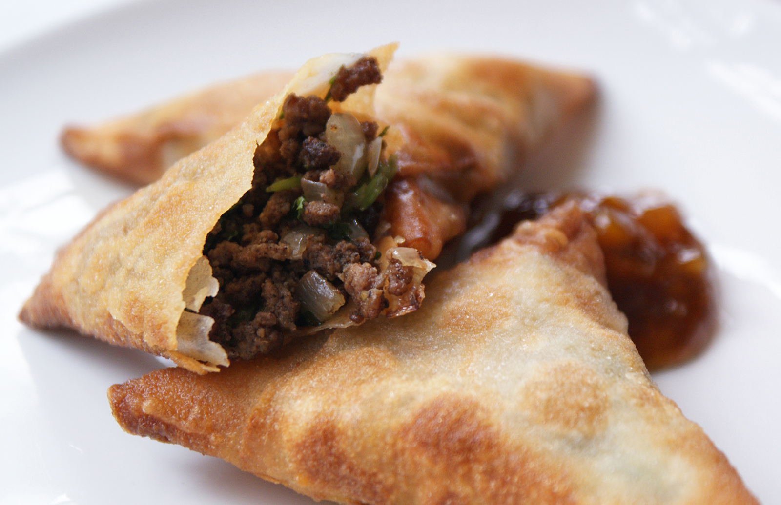 Rundvlees & Linzen Samosas