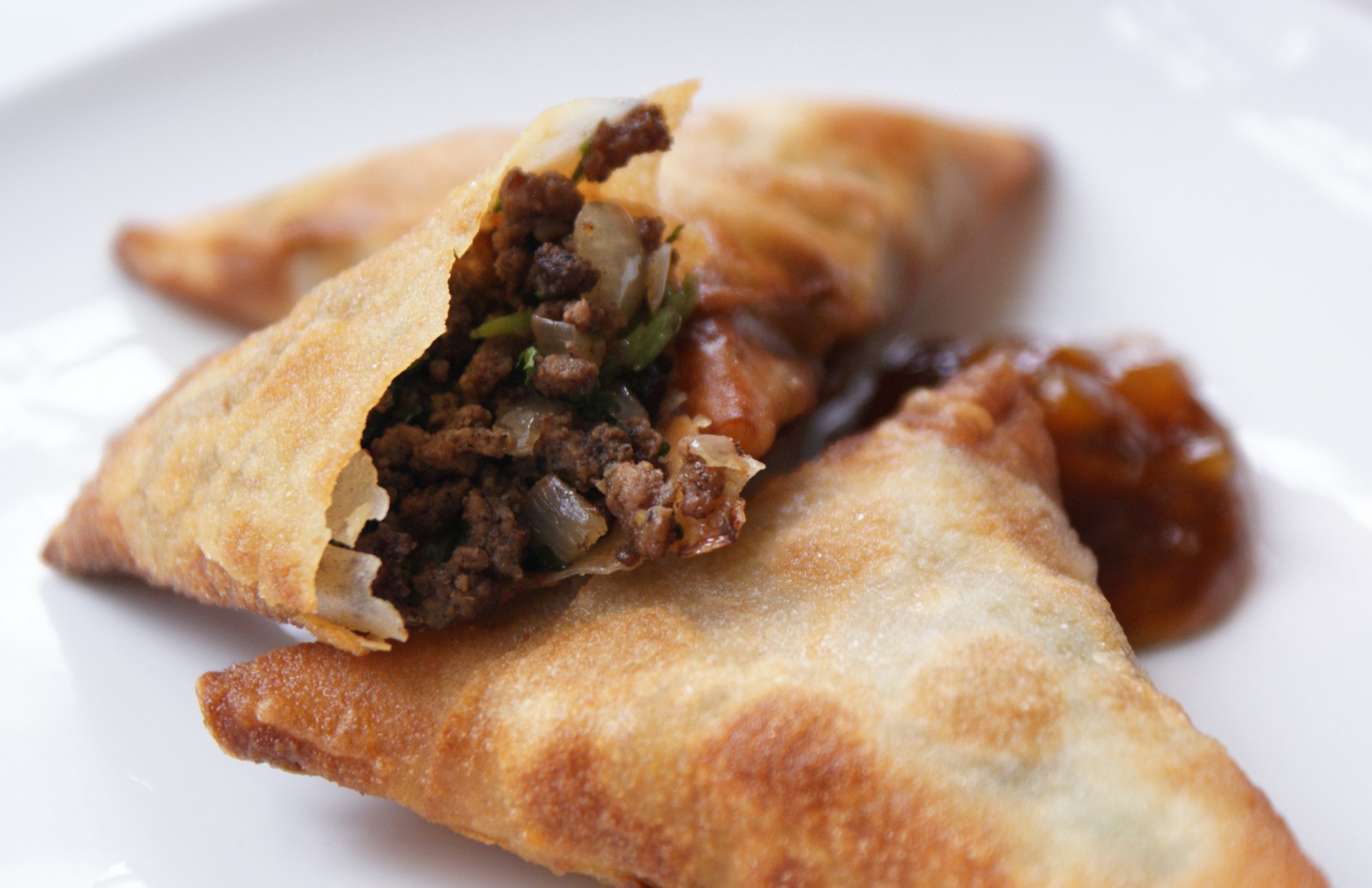 Beef & Lentil Samosas