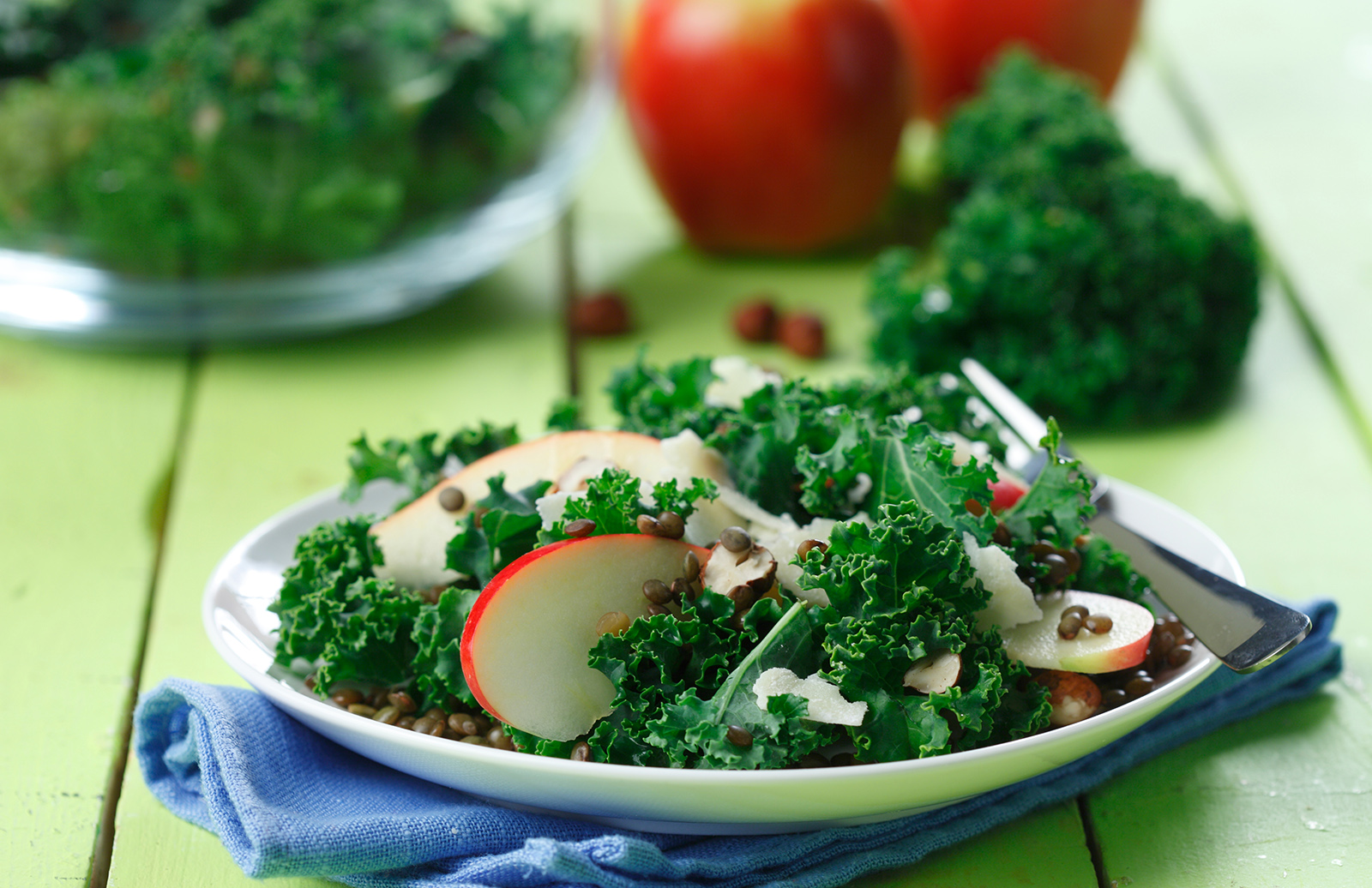 Browned Butter, Kale & Lentil Salad