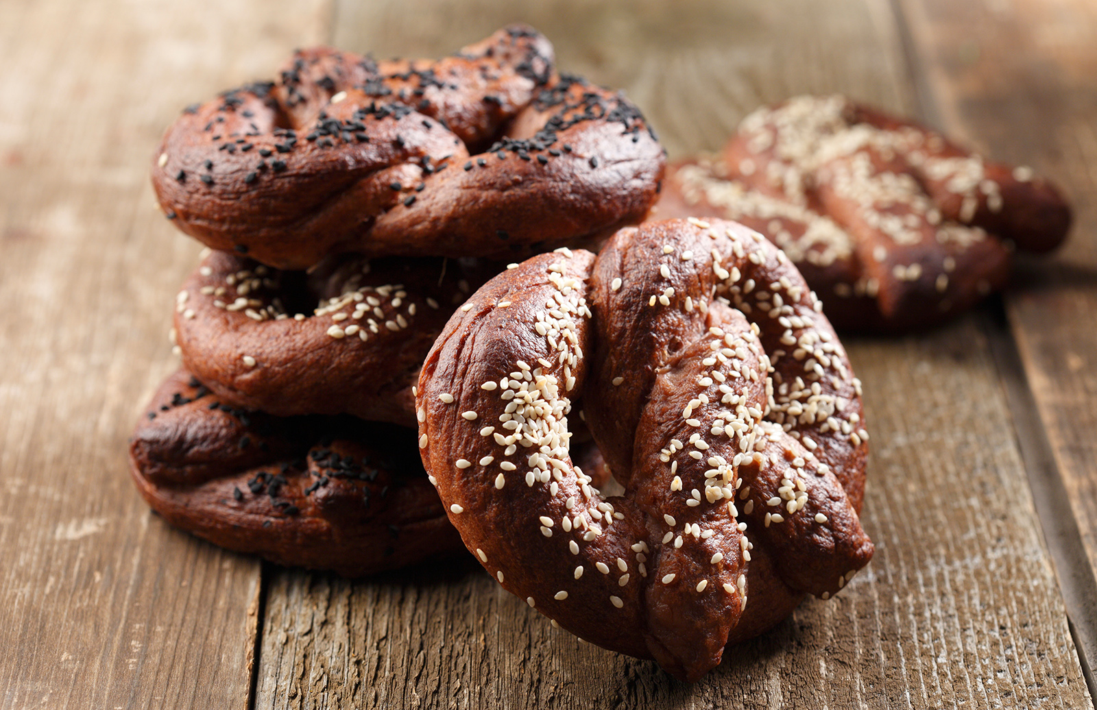 Chewy Lentil Pretzels