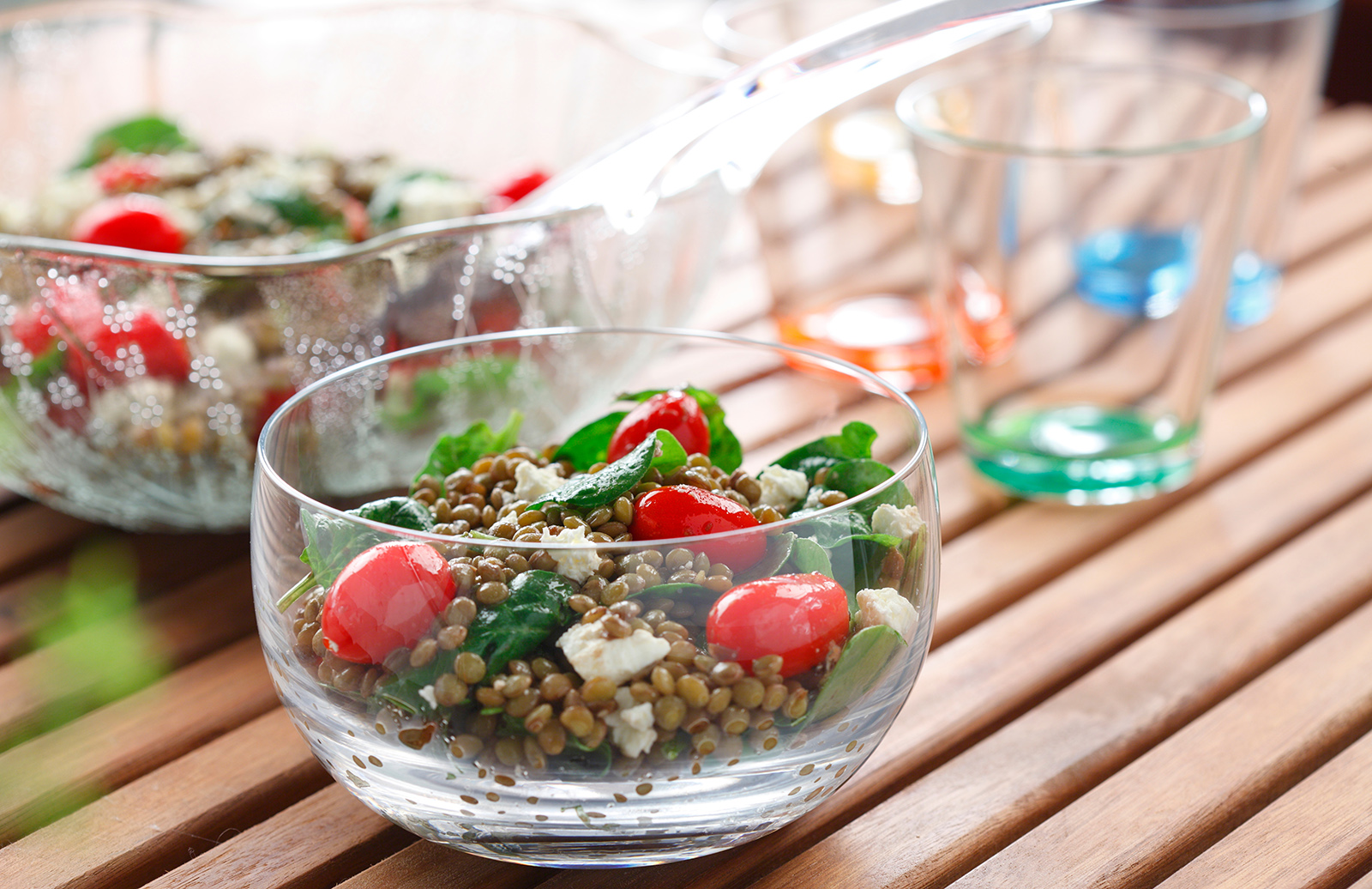 Marinated Lentil Salad with Spinach & Feta – Lentils.org-image