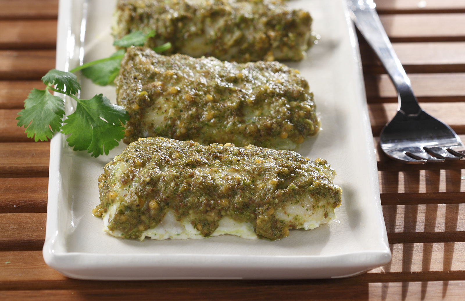 Ocean Perch with Citrus, Lentil, & Herb Sauce
