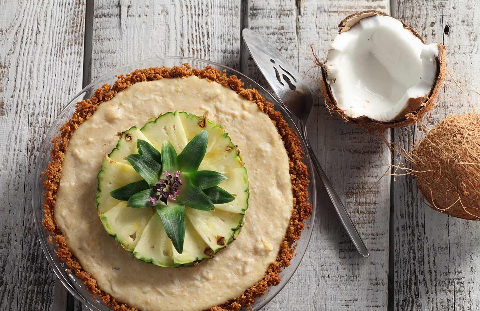 Pina Colada Cream Pie