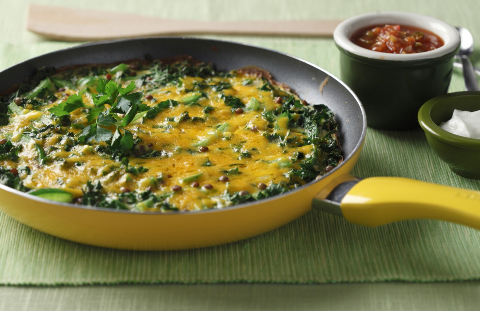 Top of the Mornin’ (or anytime) Lentil Frittata