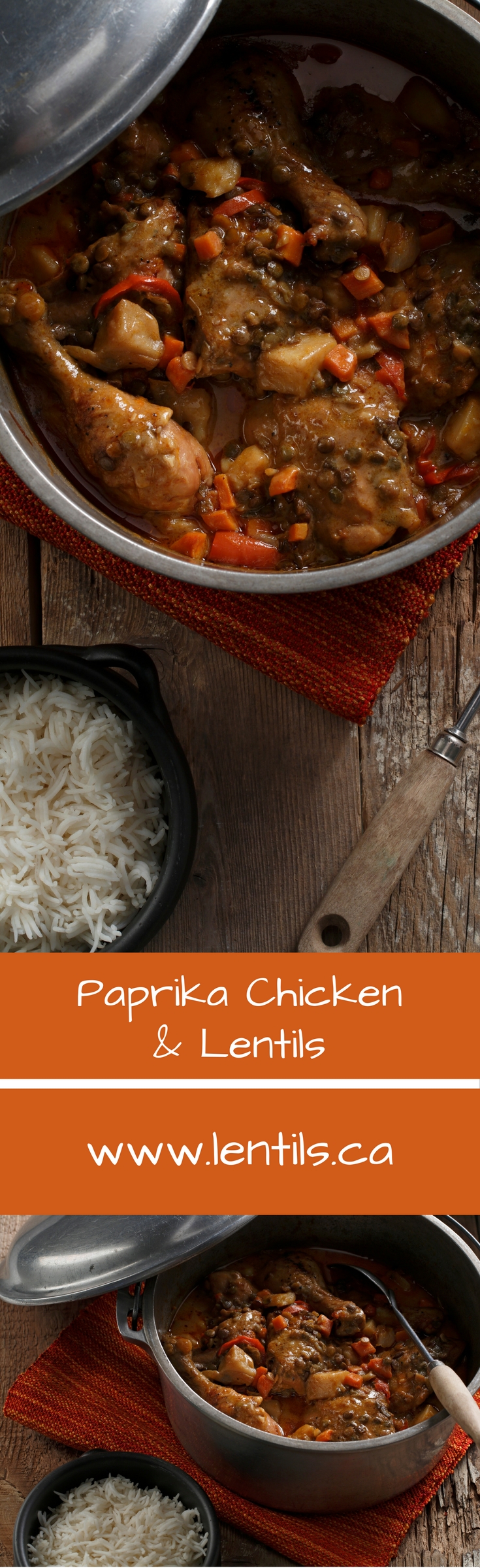 Paprika Chicken & Lentils