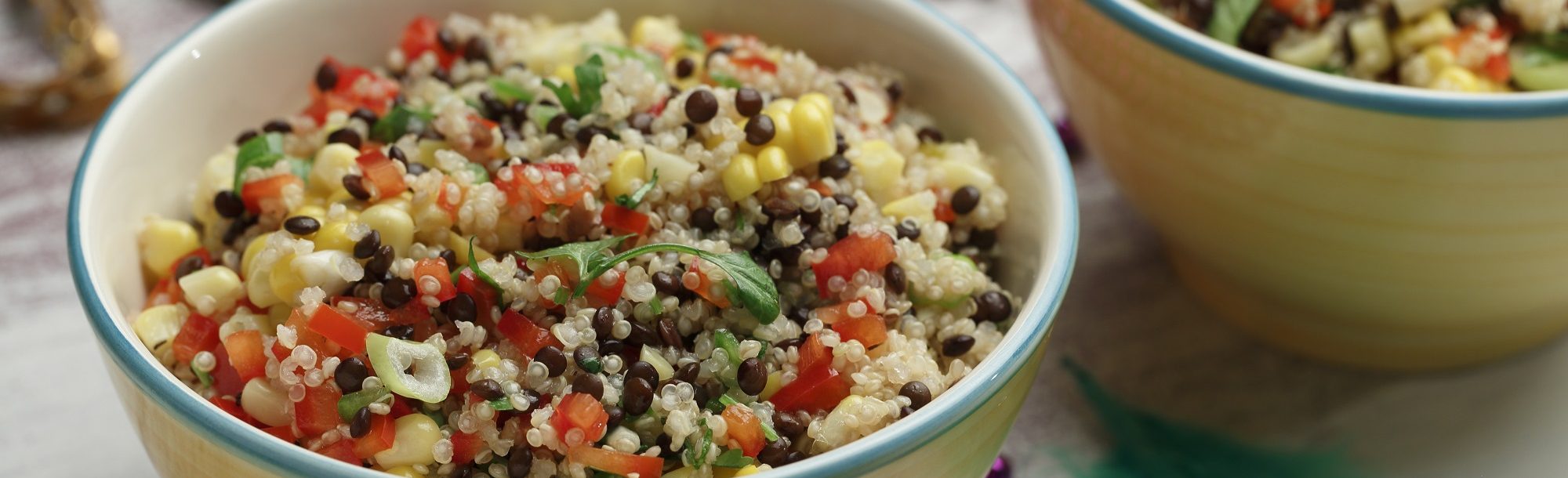 Lentil & Quinoa Salad with BBQ Corn – Lentils.org