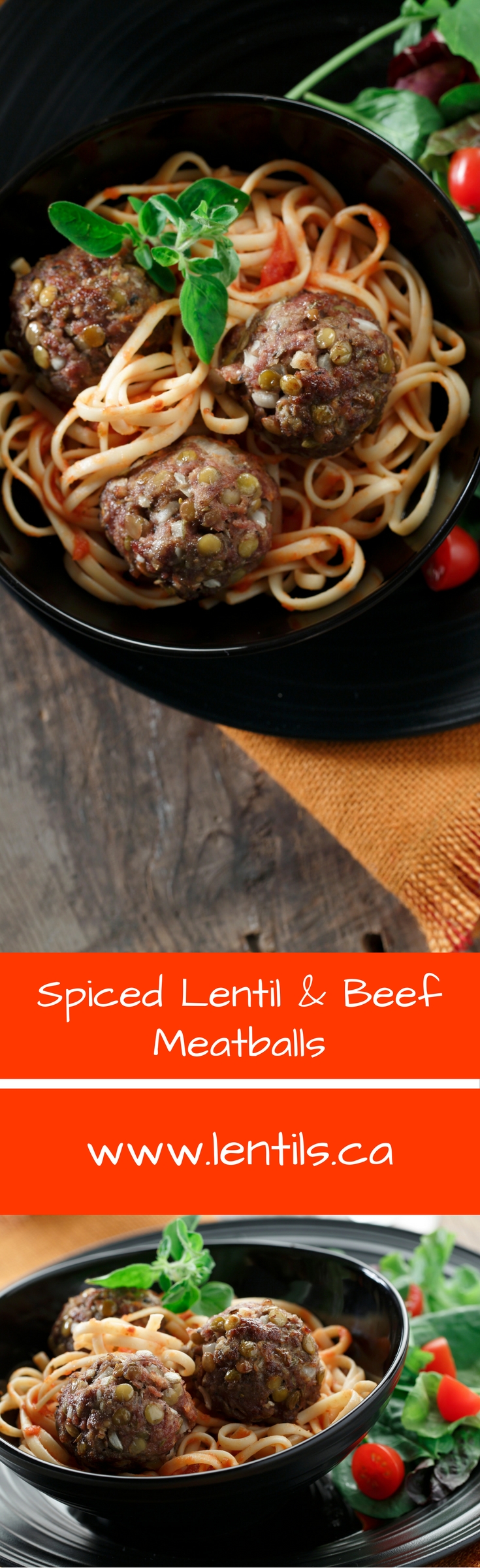 Spiced Beef and Lentil Meatballs