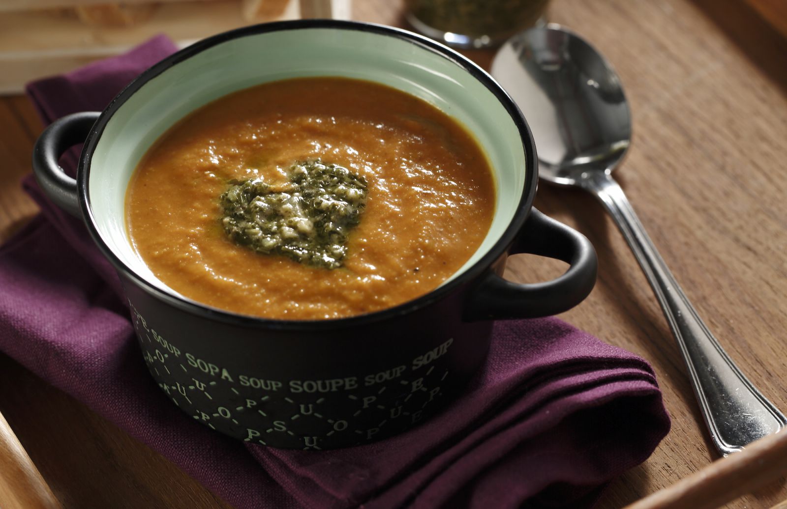 Slow-Cooker Lentil Tomato Bisque