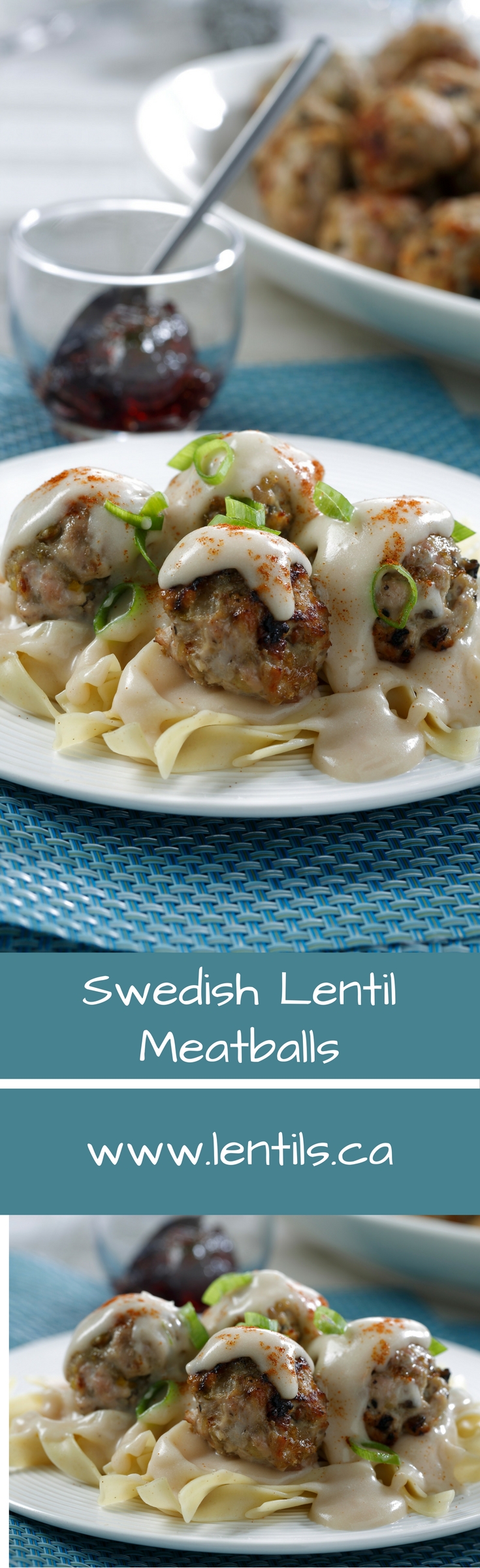 Swedish Lentil Meatballs