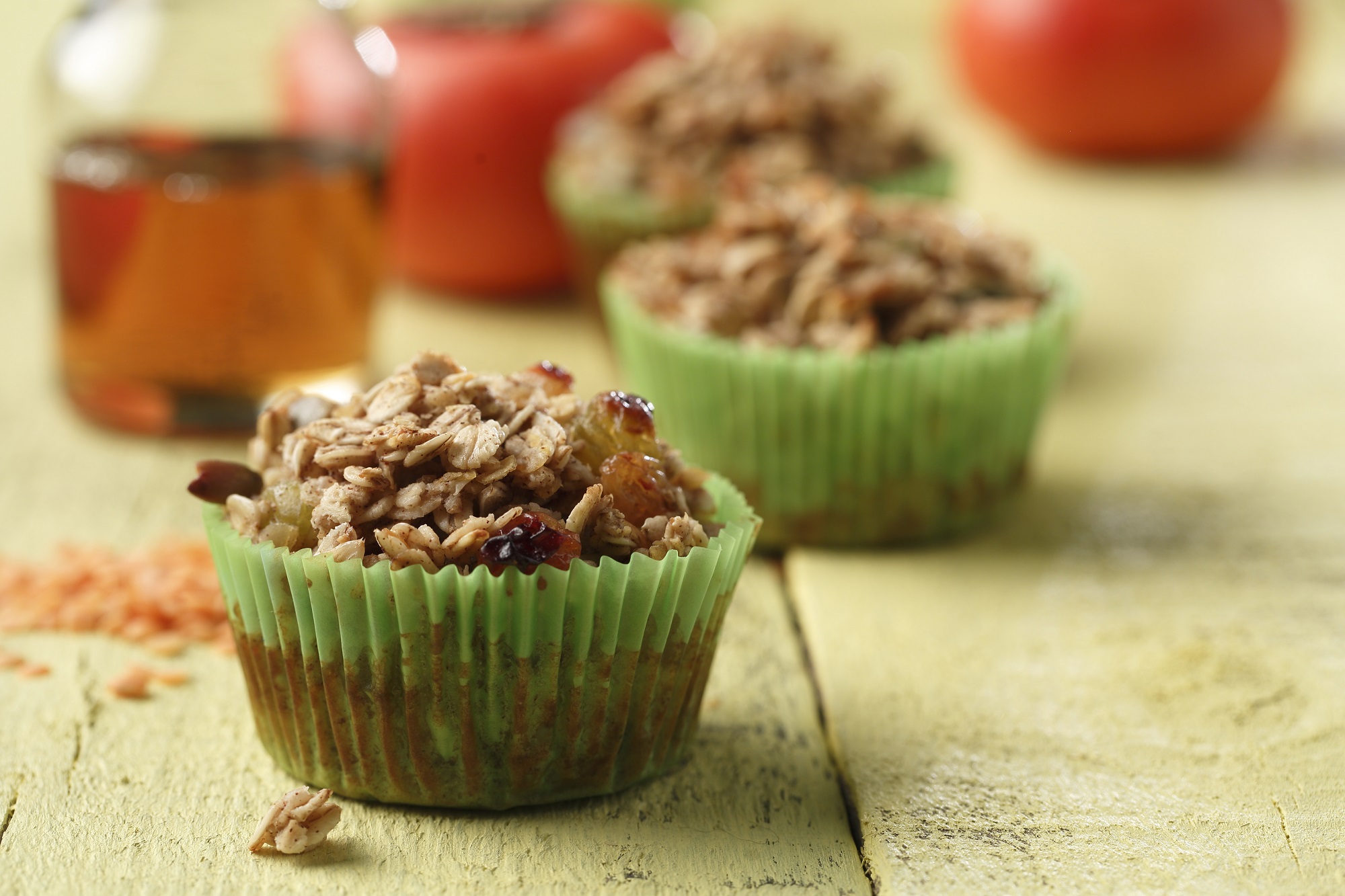 Oatmeal Lentil Cups
