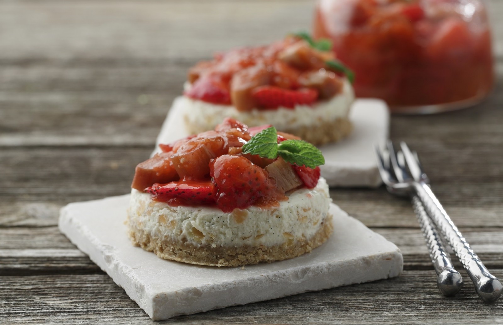 Strawberry Rhubarb Tart with Lentil Filling & Crust
