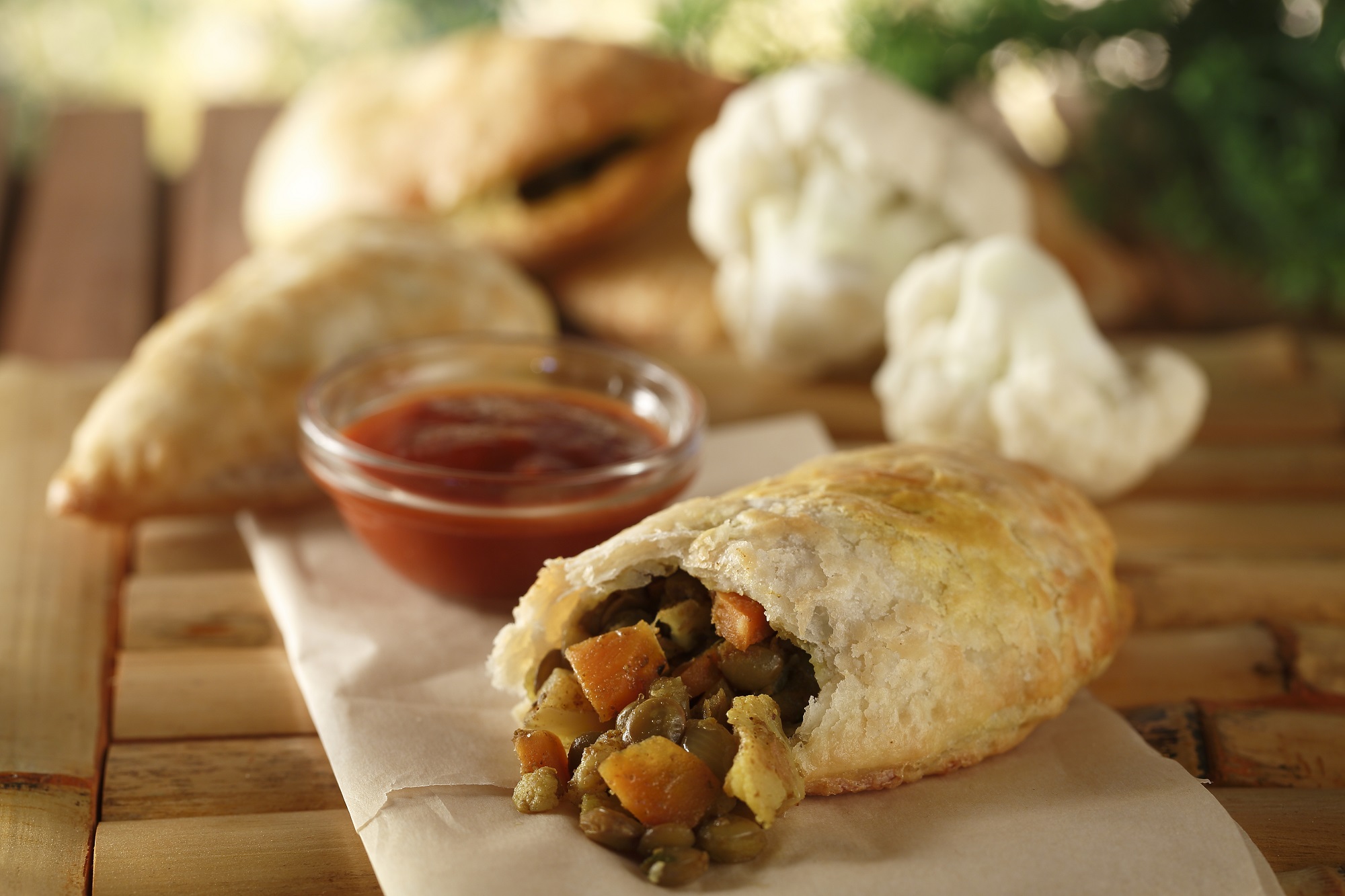 Curried Lentil & Cauliflower Hand Pies