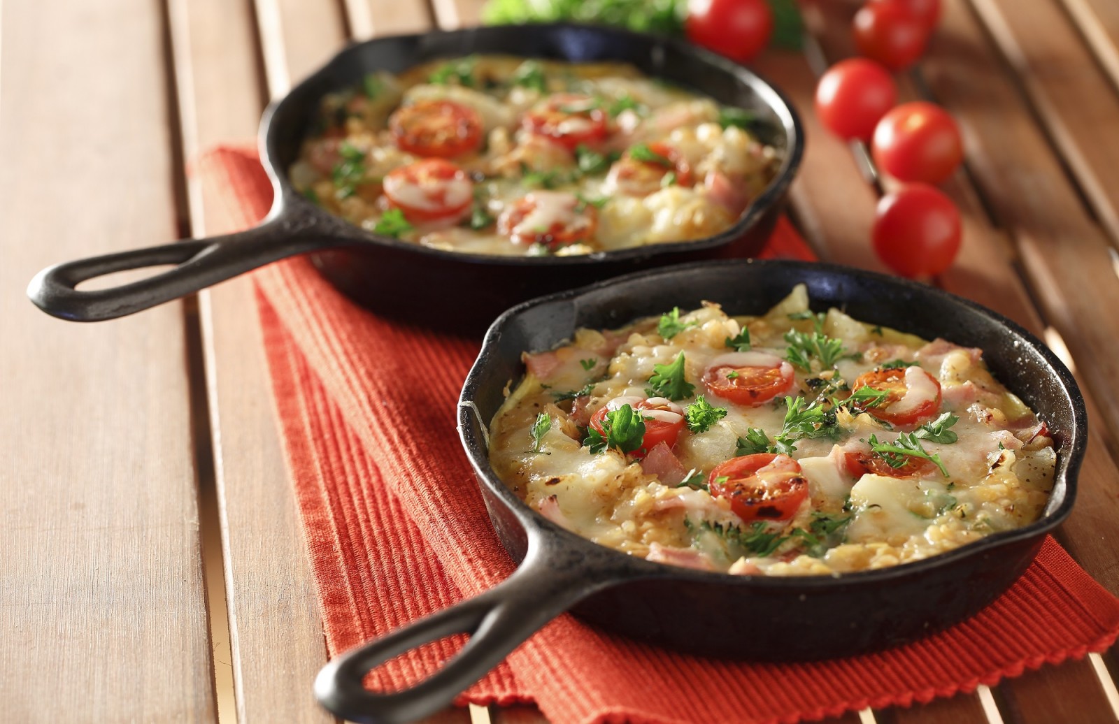 Lentil & Ham Frittata