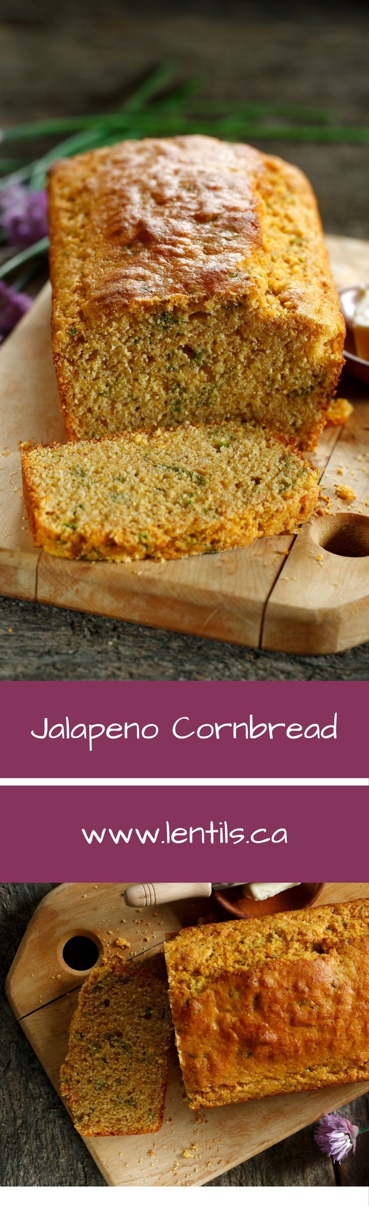 Jalapeno Lentil Cornbread
