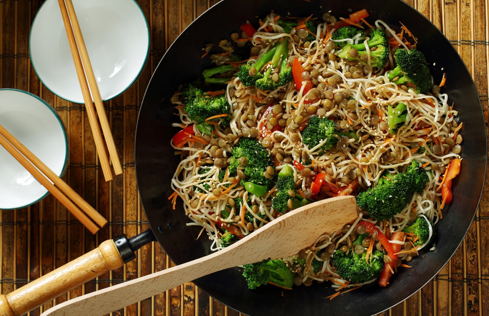 Lentil Lo Mein