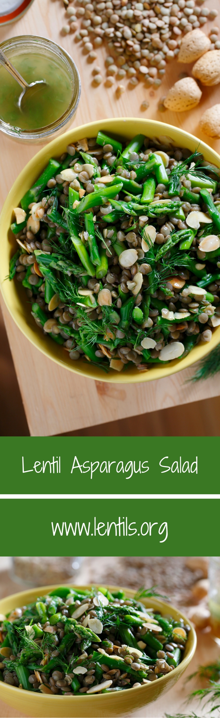 Lentil Asparagus Salad