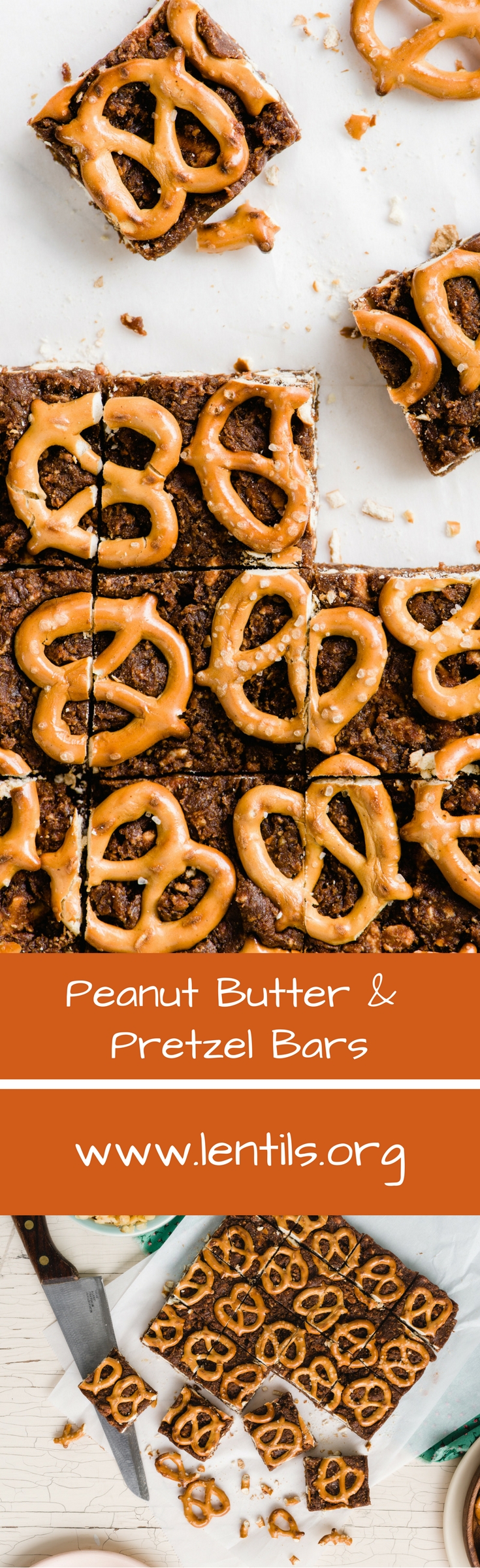Peanut Butter & Pretzel Bars