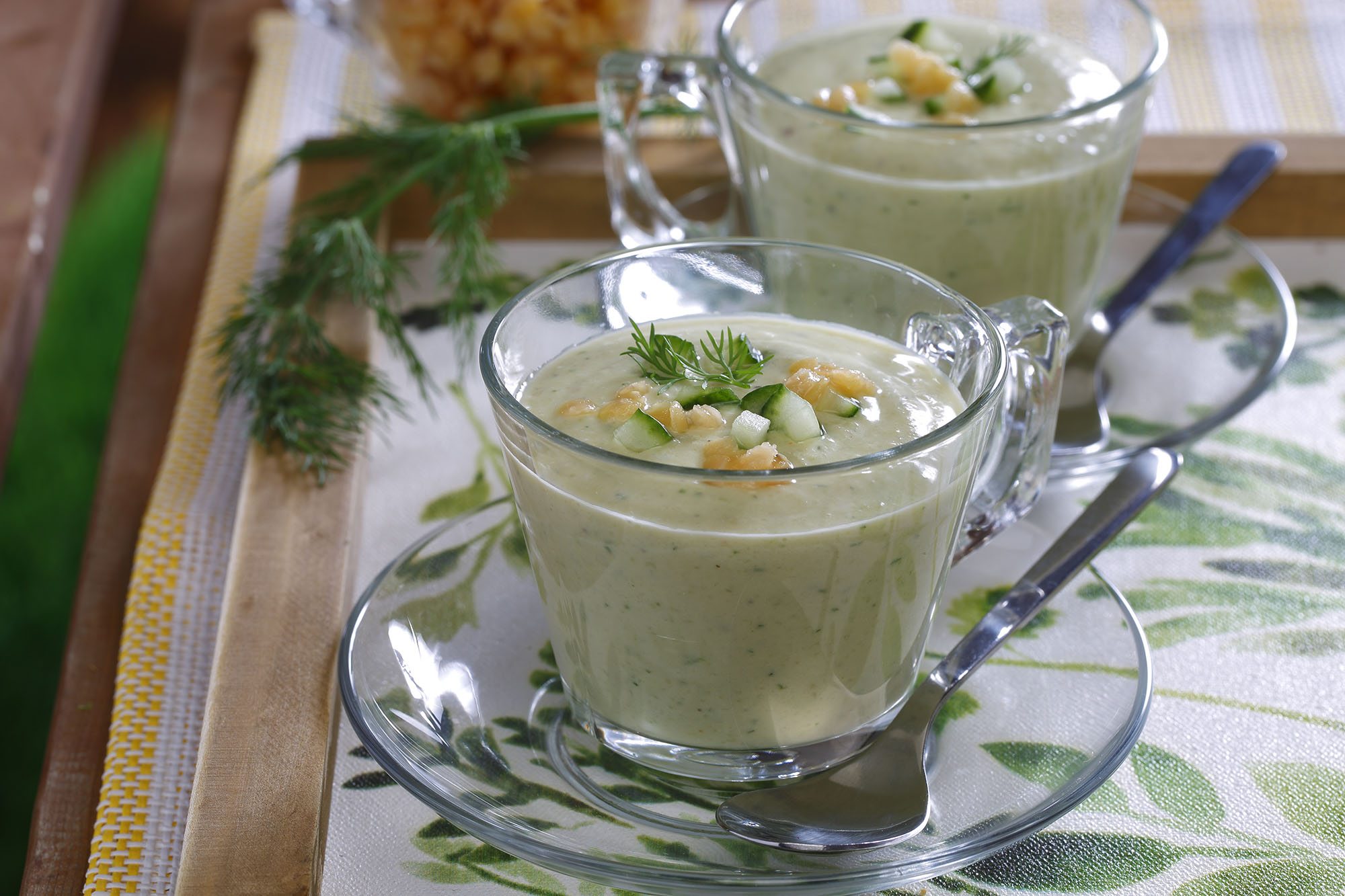 Chilled Cucumber & Avocado Soup – Lentils.org