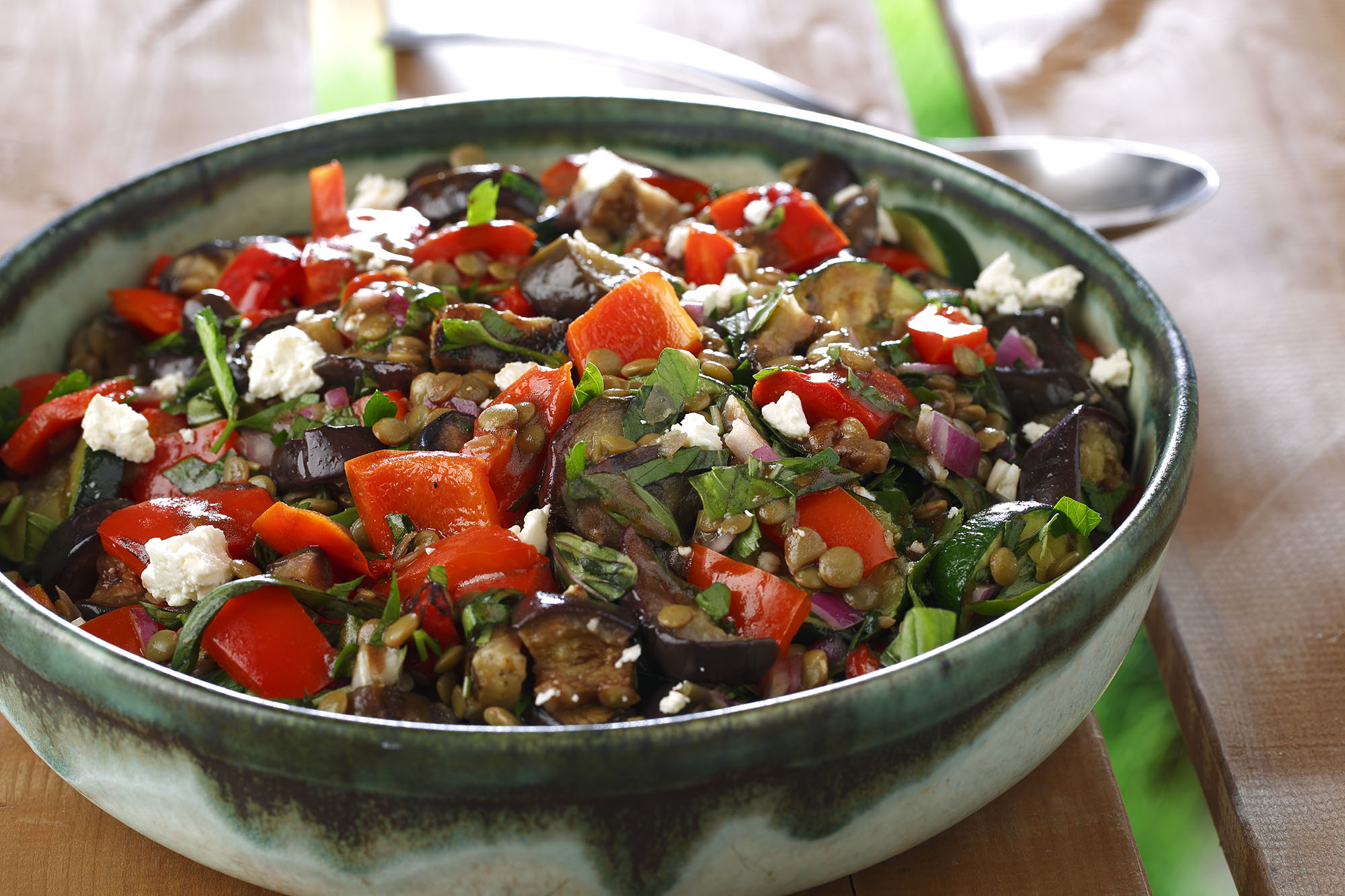 Grilled Summer Vegetables & Lentils – Lentils.org