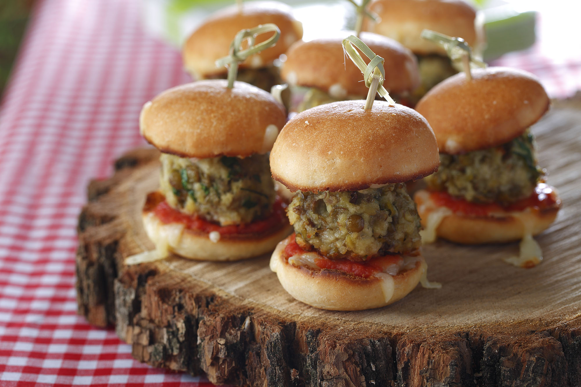 Lentil “Meatball” Sliders