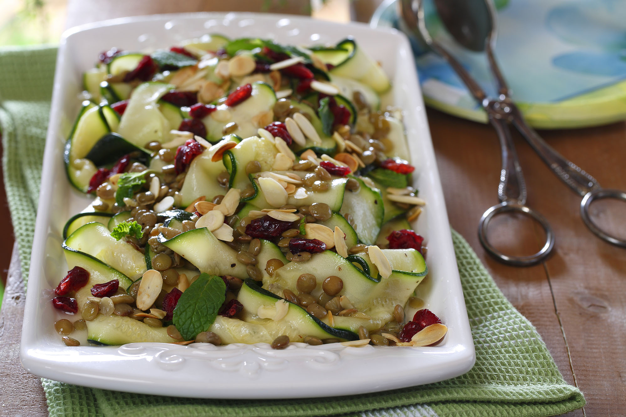 Zucchini Carpaccio with Lentils – Lentils.org