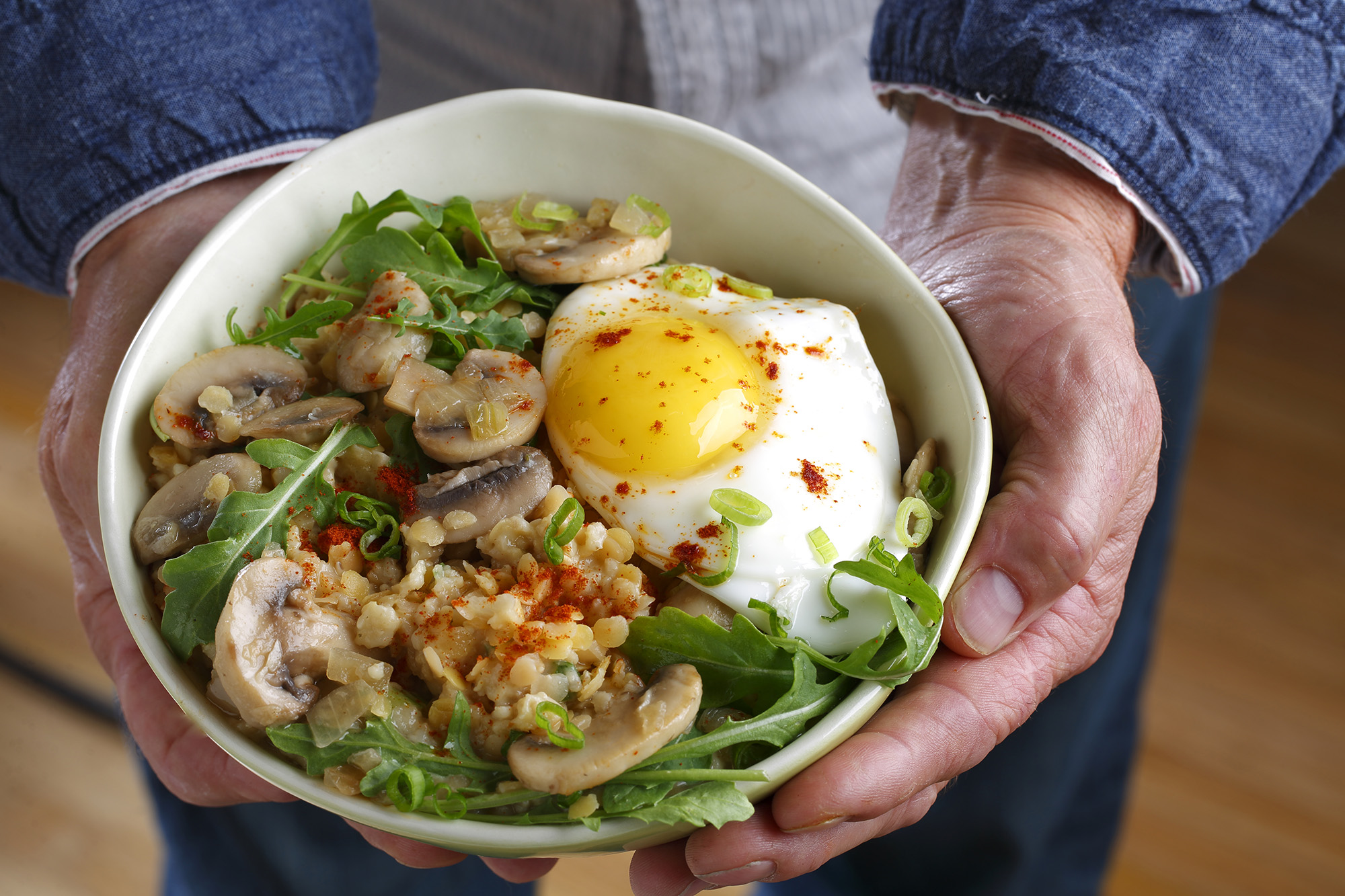 Savoury Oats & Lentils