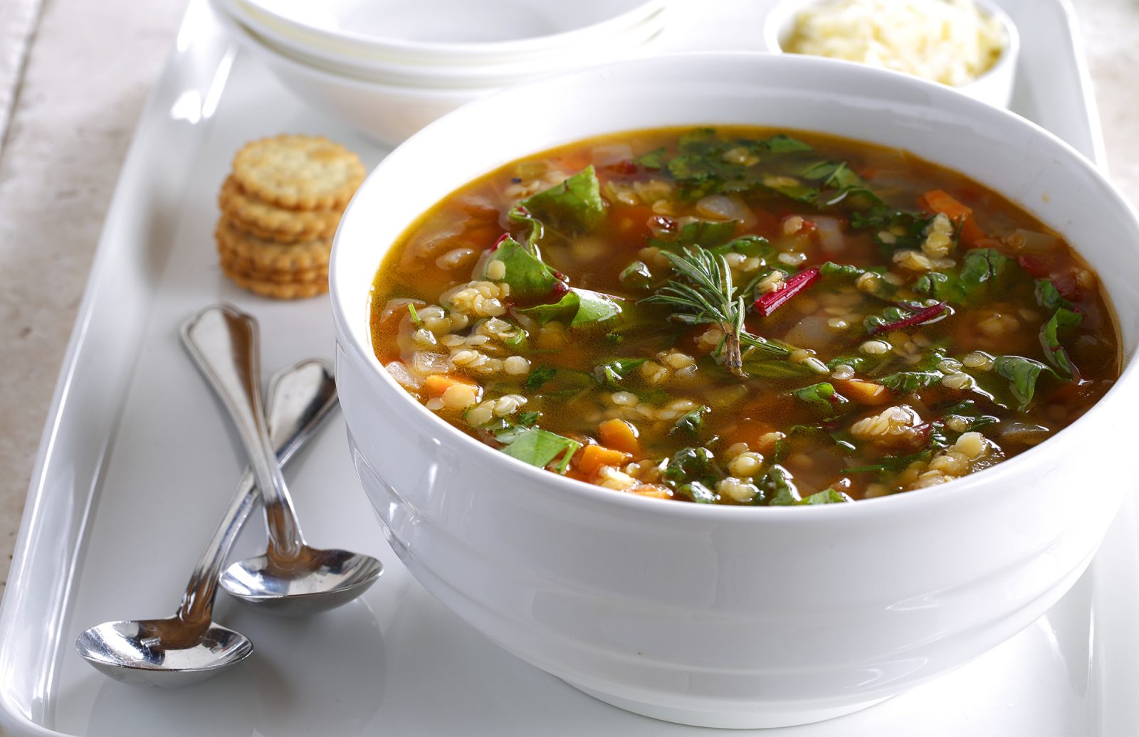 Tuscan Greens & Lentil Soup