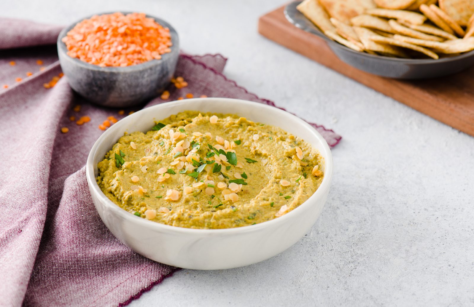 Smoky Eggplant Lentil Dip