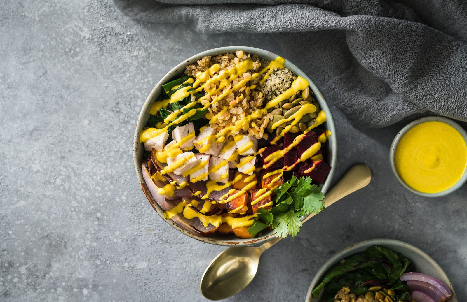 Thai Lentil & Quinoa Bowl