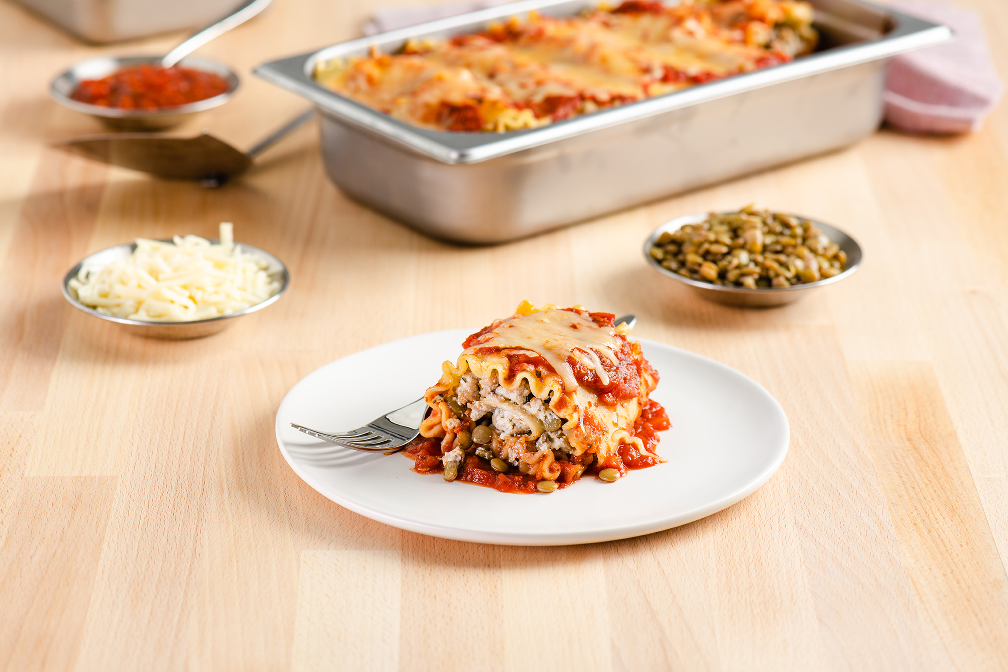 Lentil Lasagna Rollups