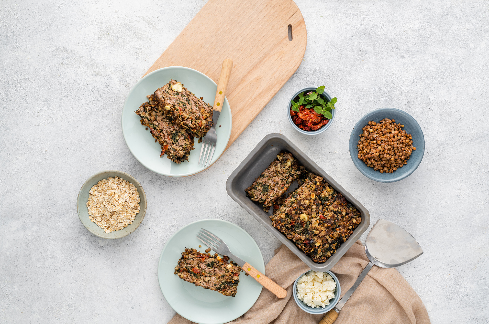 Mediterranean Lentil Meatloaf – Lentils.org