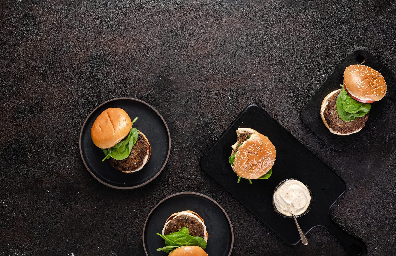 Beef-Lentil-Mushroom Burger