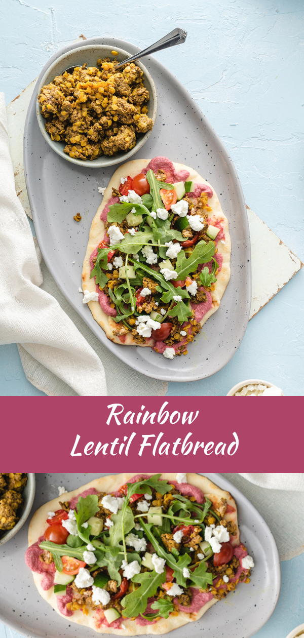 Rainbow Lentil Flatbread