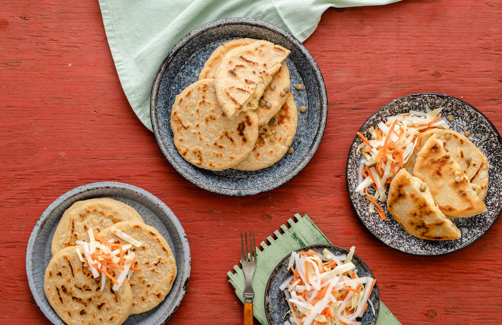 Lentil Stuffed Pupusas