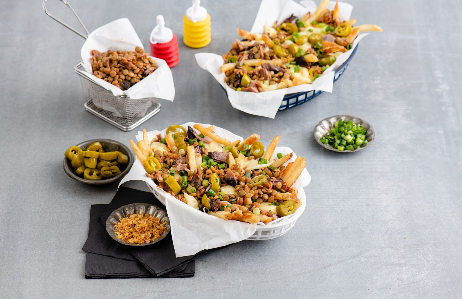 Loaded Lentil Street Fries