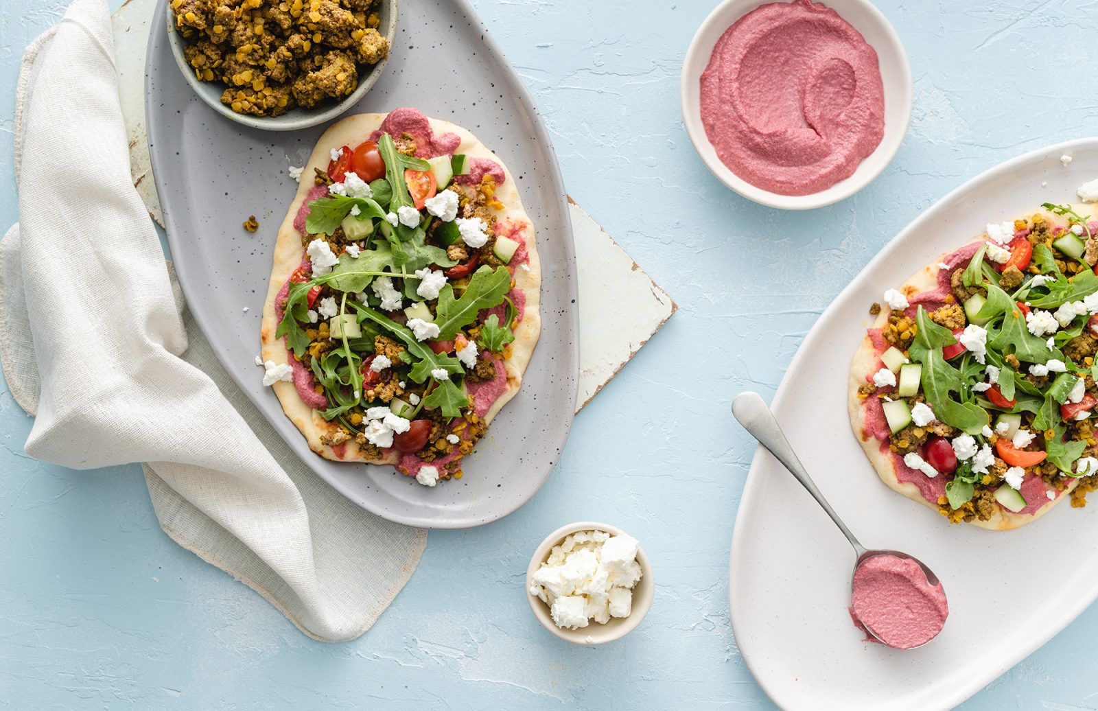 Rainbow Lentil Flatbread