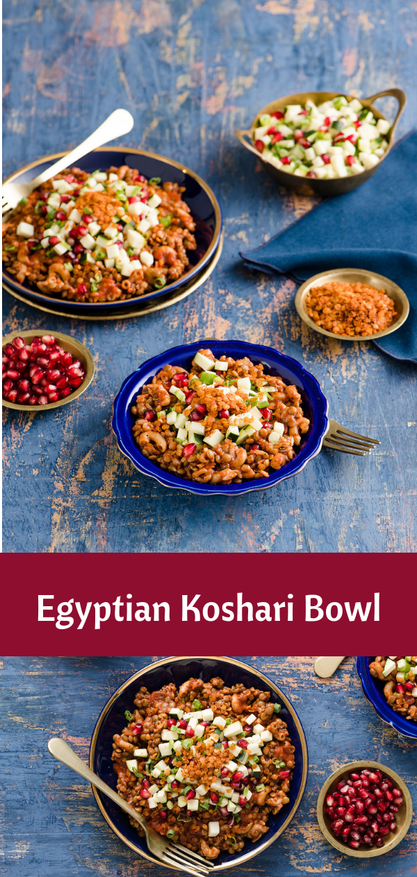 Egyptian Koshari Bowl