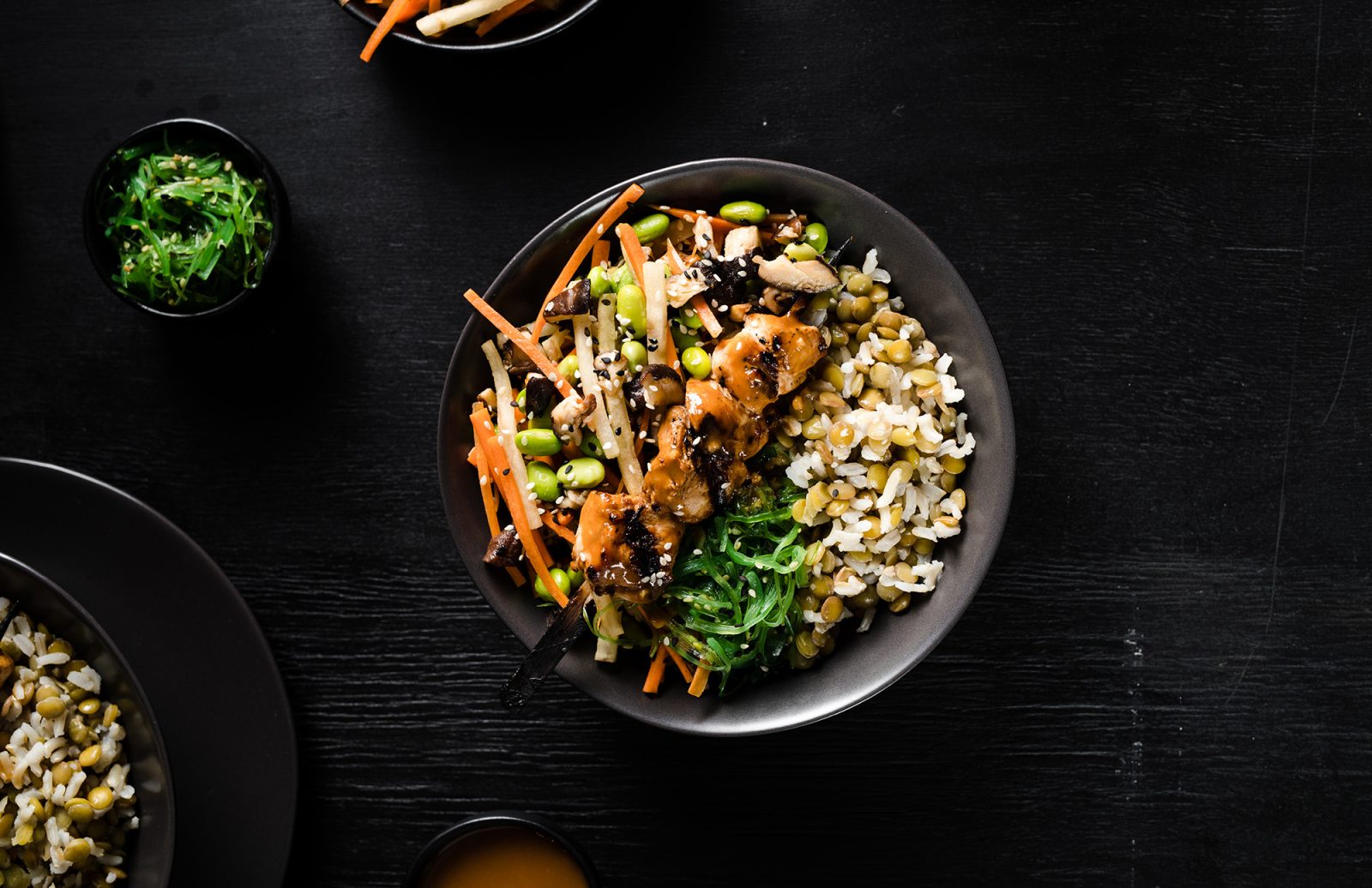 Asian-Inspired Lentil & Rice Bowl