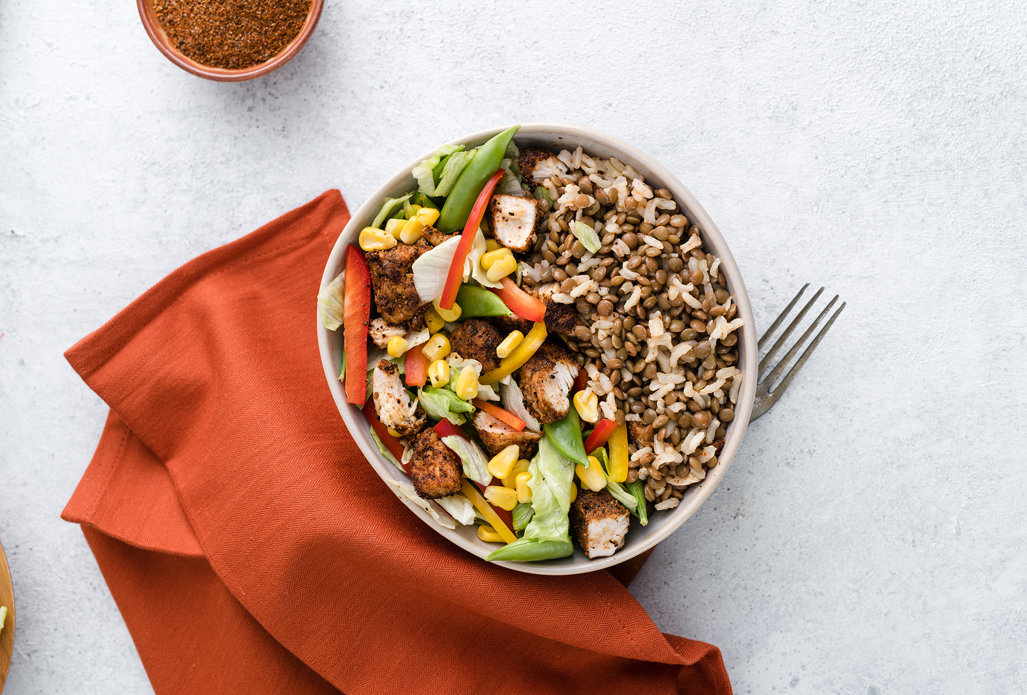 Blackened Chicken Bowl – Lentils.org