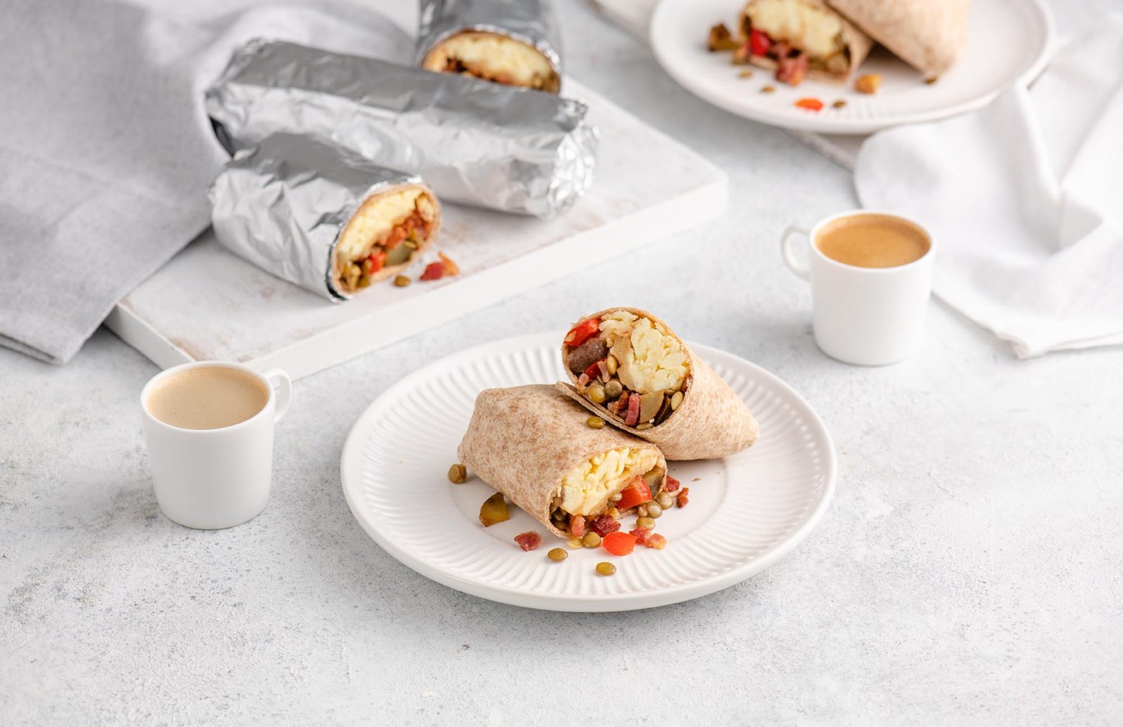 Lentil Breakfast Burrito