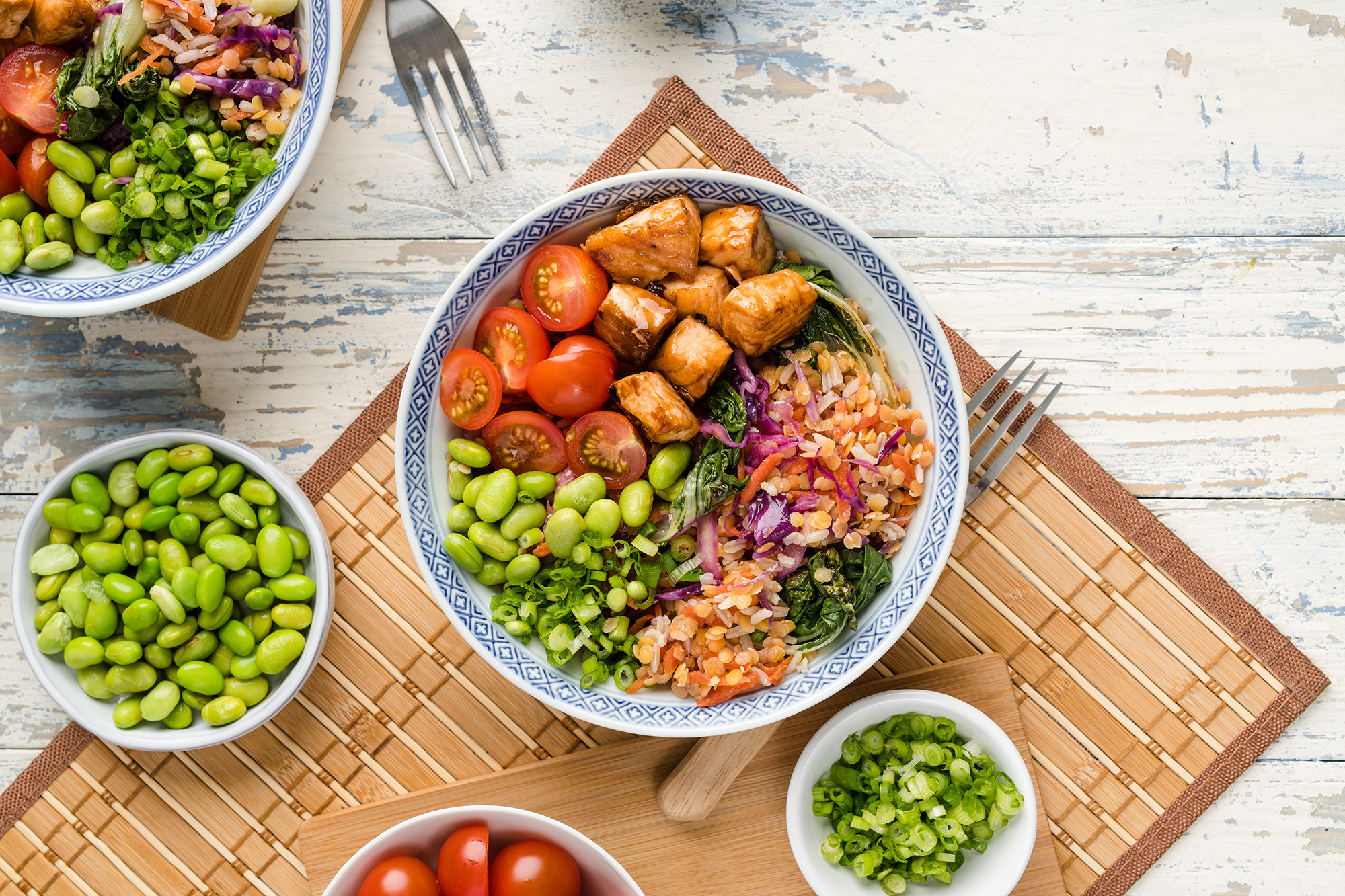 Teriyaki Salmon & Lentil Bowl – Lentils.org