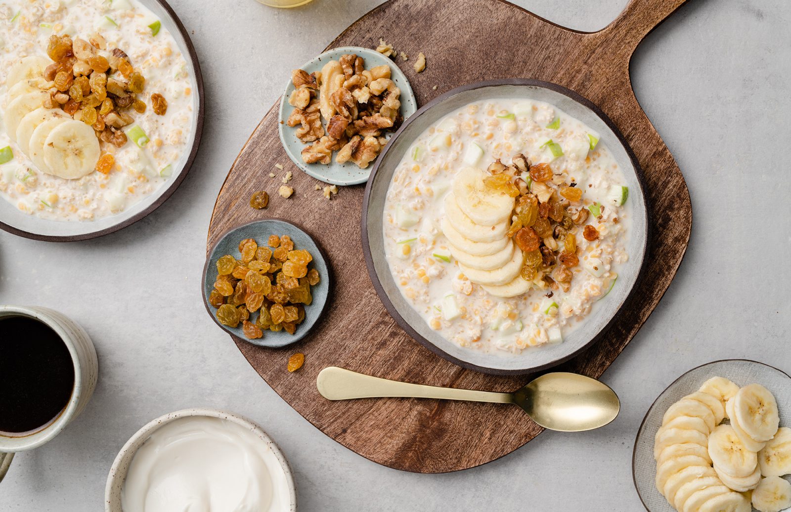 Coconut, Quinoa & Lentil Bircher Muesli