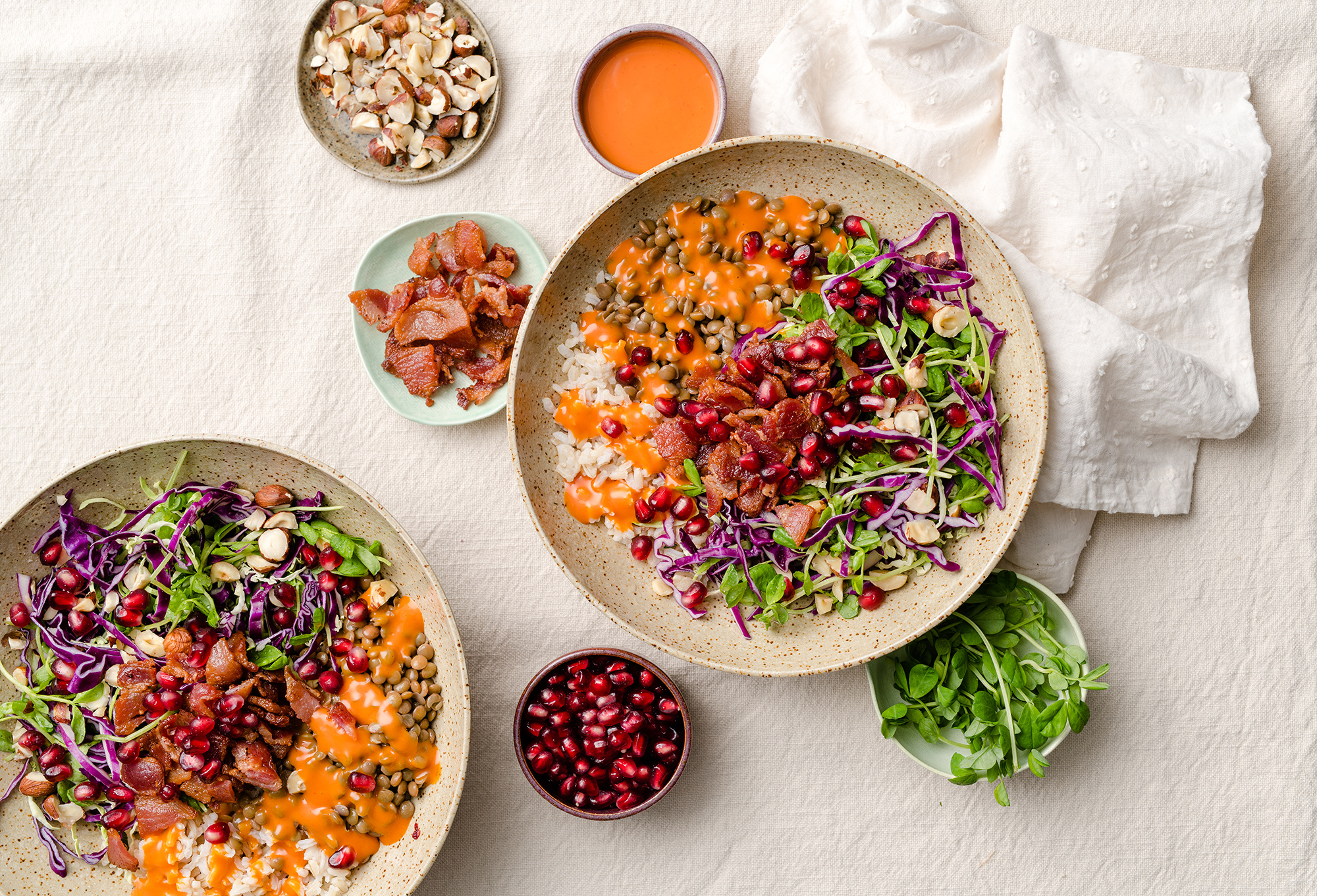Red Lentil Crunch Bowl – Lentils.org