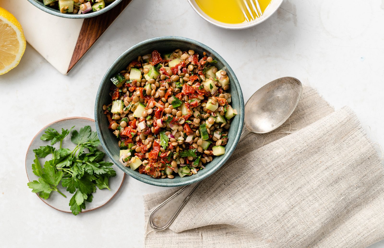Lentil & Tomato Salad