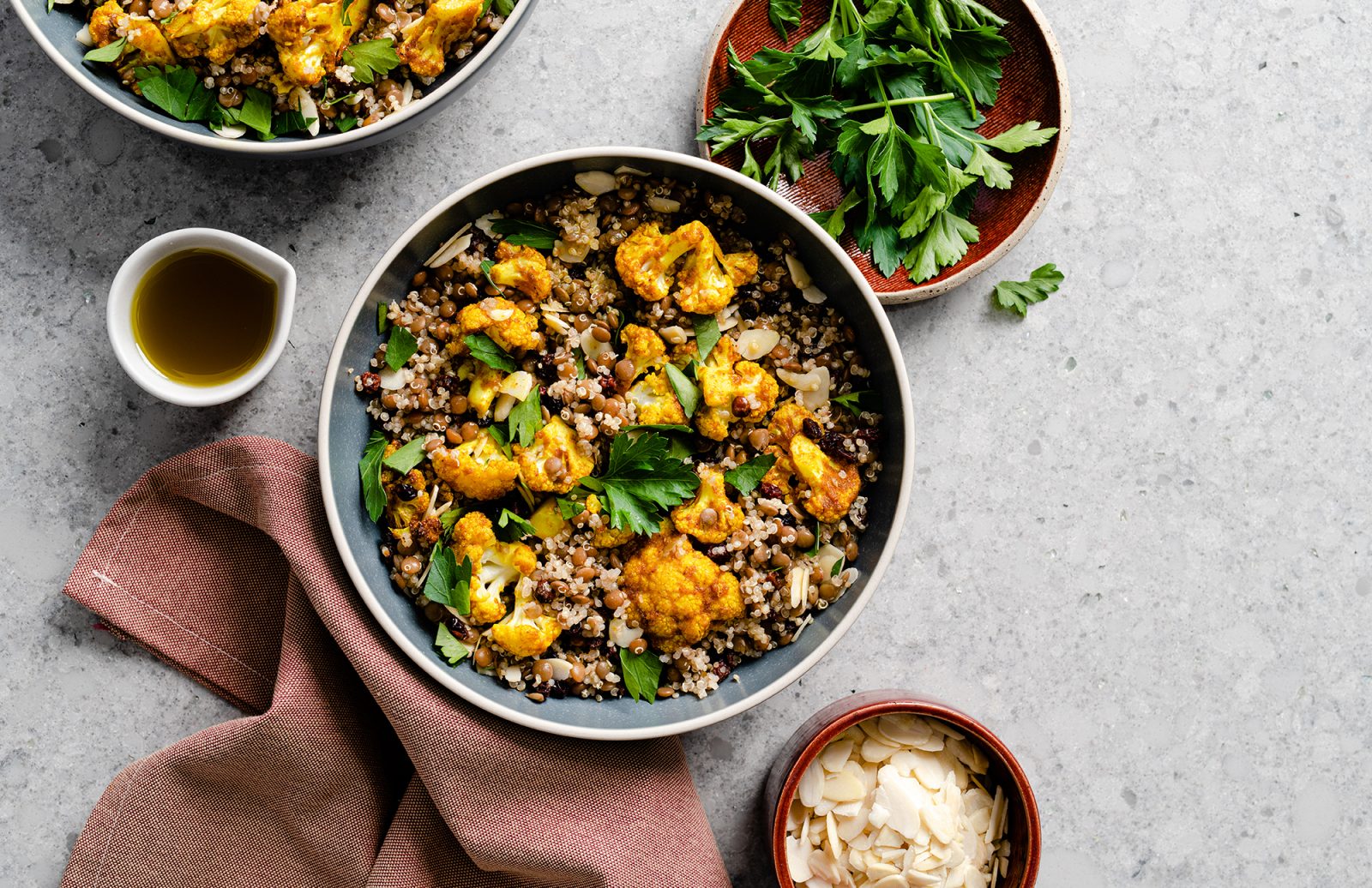 Warm Spiced Cauliflower Bowl