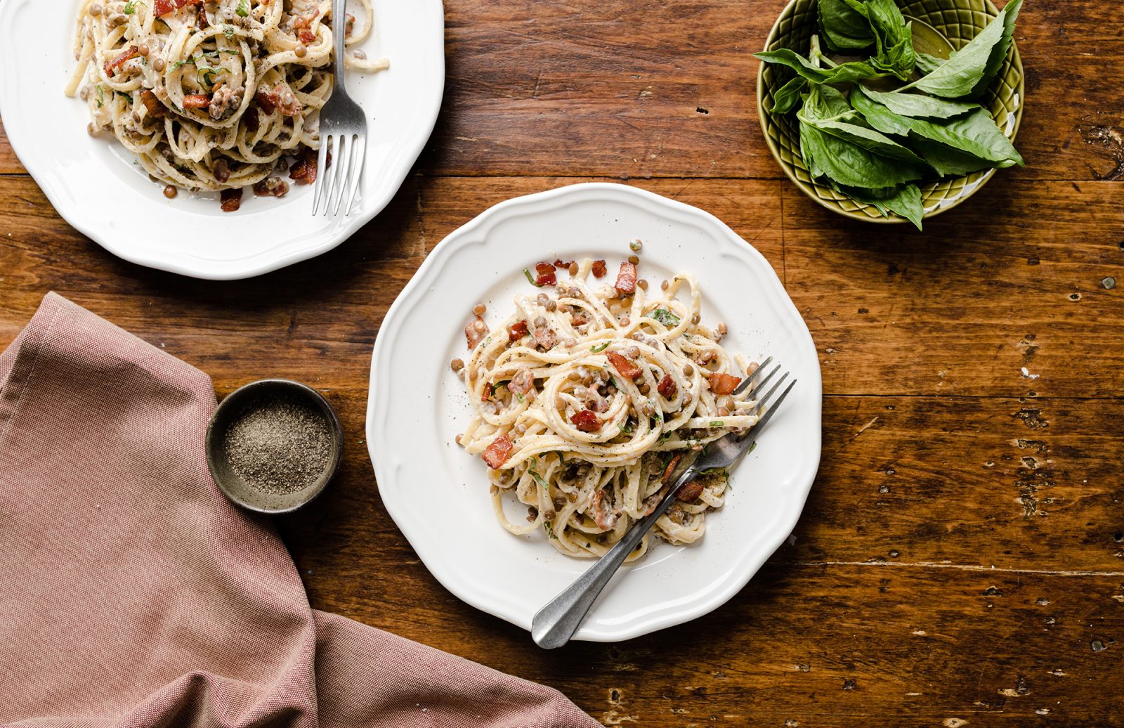 Lentil Carbonara