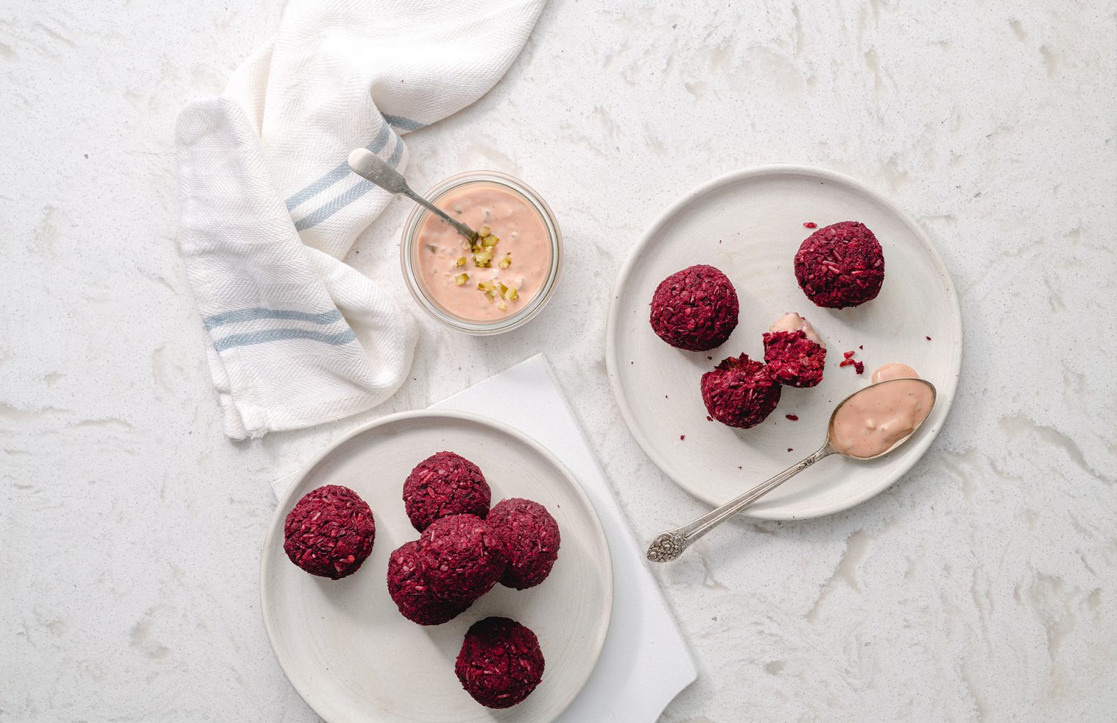 Beet & Lentil Meatballs